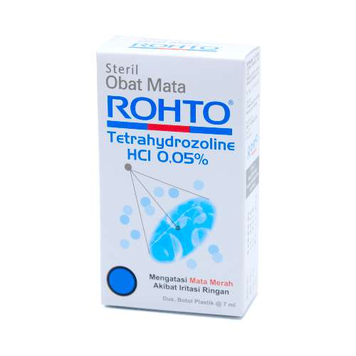 ROHTO STERIL OBAT MATA 7 ML OBAT TETES MATA MERAH IRITASI