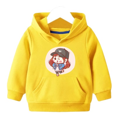 Sweater Hoodie Anak Funny Girl  Sweater Anak Fleece Baju Anak