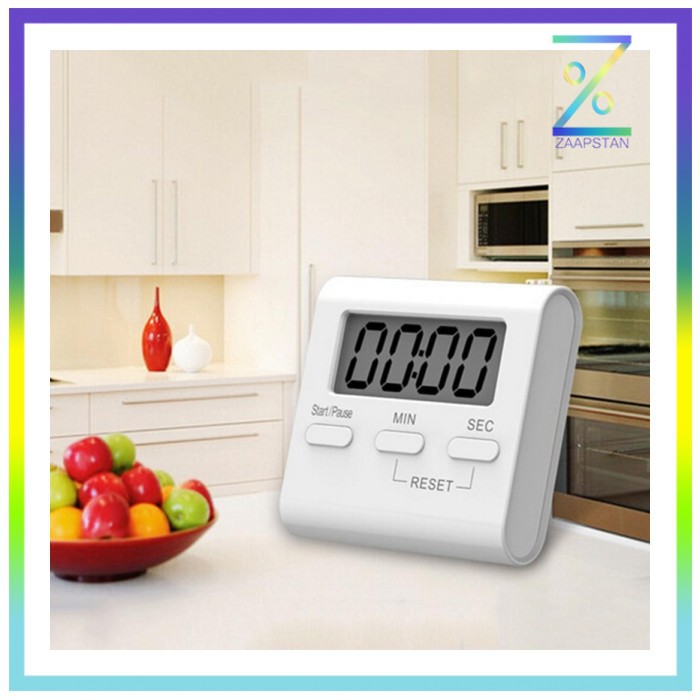 VAHIGCY Timer Masak Dapur Countdown Digital Alarm Clock - T10 - White