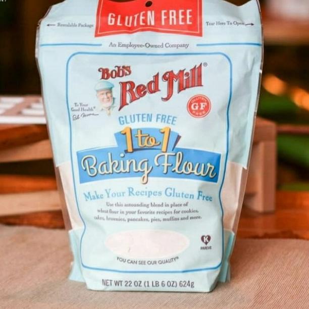 

BOB'S RED MILL 1 TO 1 BAKING FLOUR 624 GR- GLUTEN FREE 22 OZ ---NEW---
