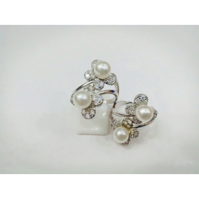Cincin mutiara , yaxiya , xuping , cincin wanita