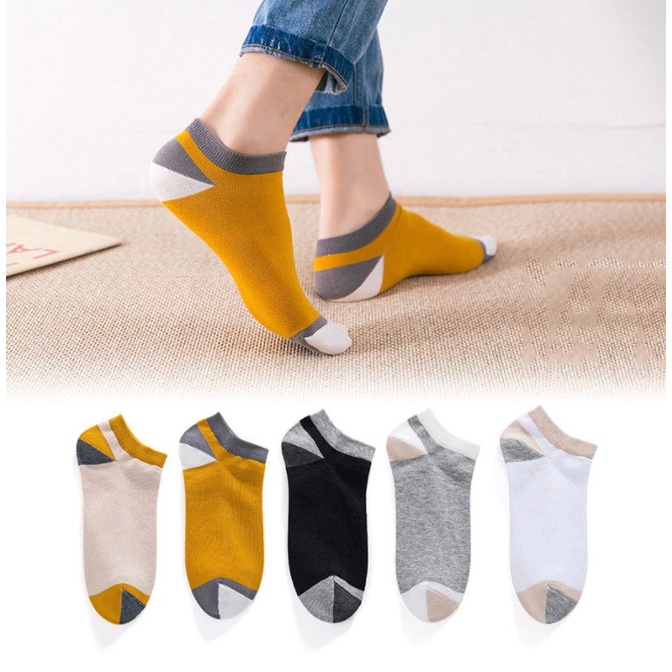 Kaos Kaki Pria Wanita Pendek Angkle Summer Fun Cotton Socks SCH022