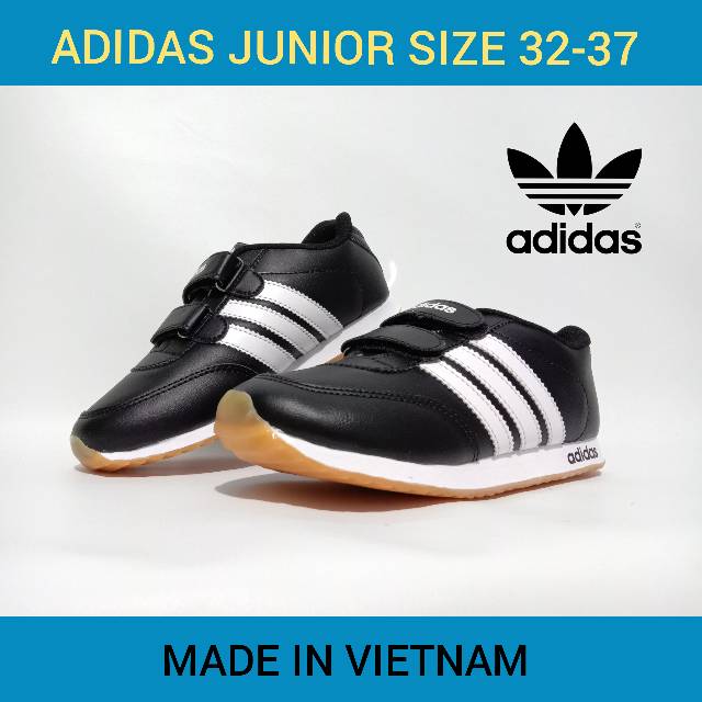 Sepatu Anak Sekolah Adidas Made in Vietnam Usia 5 - 11 Tahun / Sepatu Olahraga Anak Cowok Cewek Size 32-38 Unisex / Sepatu Anak PAUD TK SD Promo