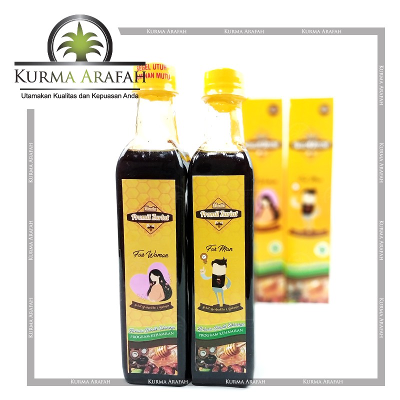 Madu Zuriat Mafaza Paket PRIA dan Wanita / Madu Promil Original