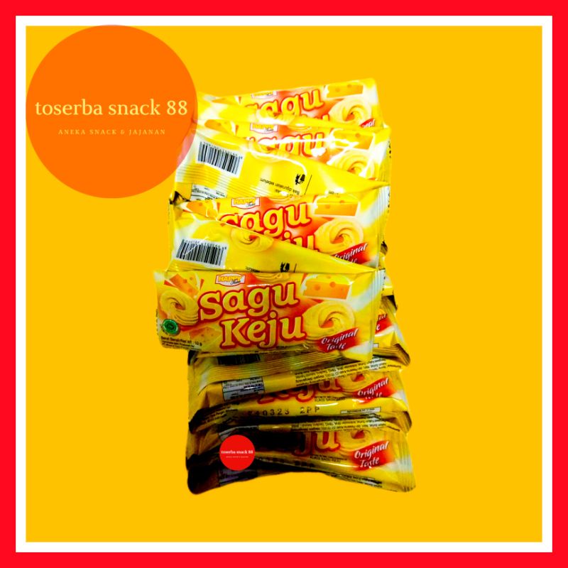 

SAGU KEJU/Snack Sagu Rasa Keju (10 gram × 20 pcs)
