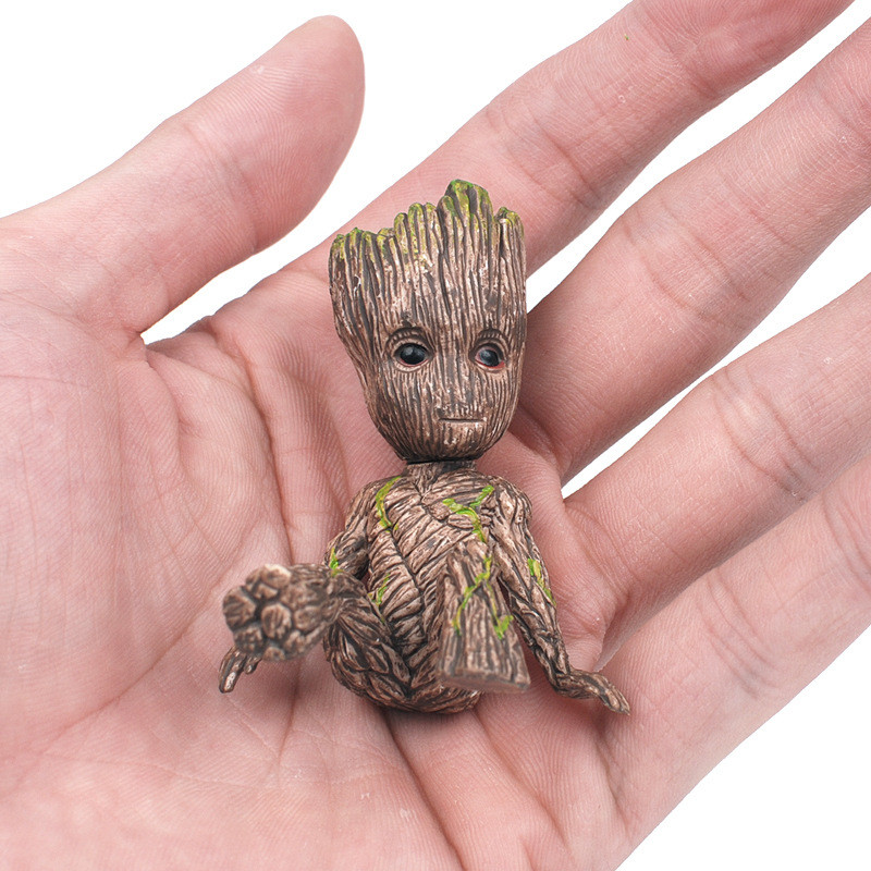 Mainan Action Figure Marvel Avengers Groot Guardians Of The Galaxy Bahan Pvc Untuk Hadiah Anak