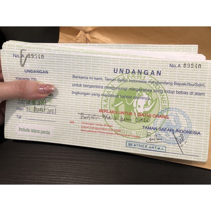 tiket taman safari termasuk PANDA exp 31 maret 2021