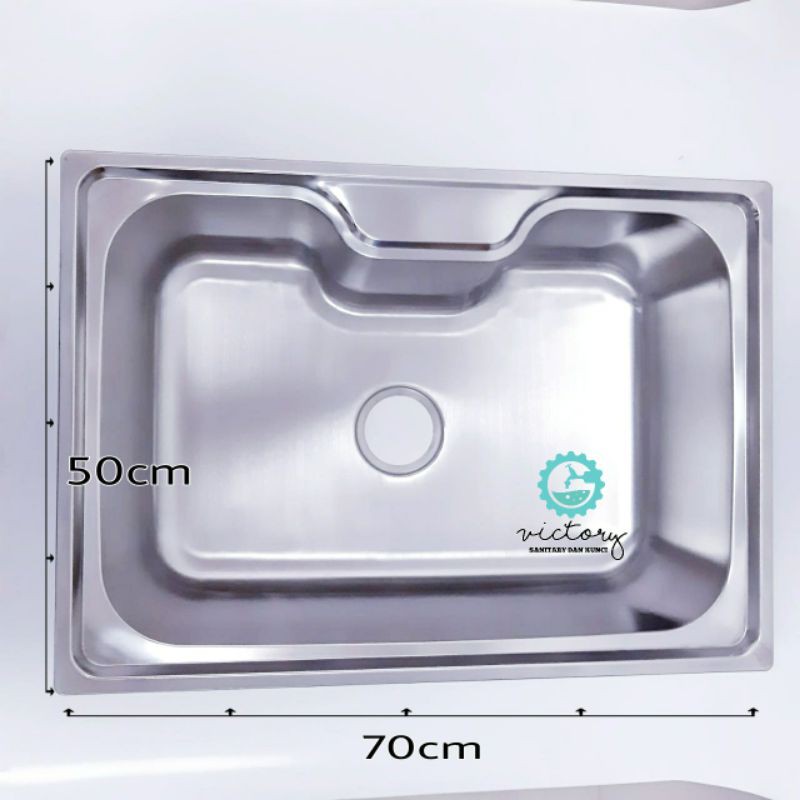 Bak Cuci Piring Todini Teckno Tekno Sink Stainless 7050