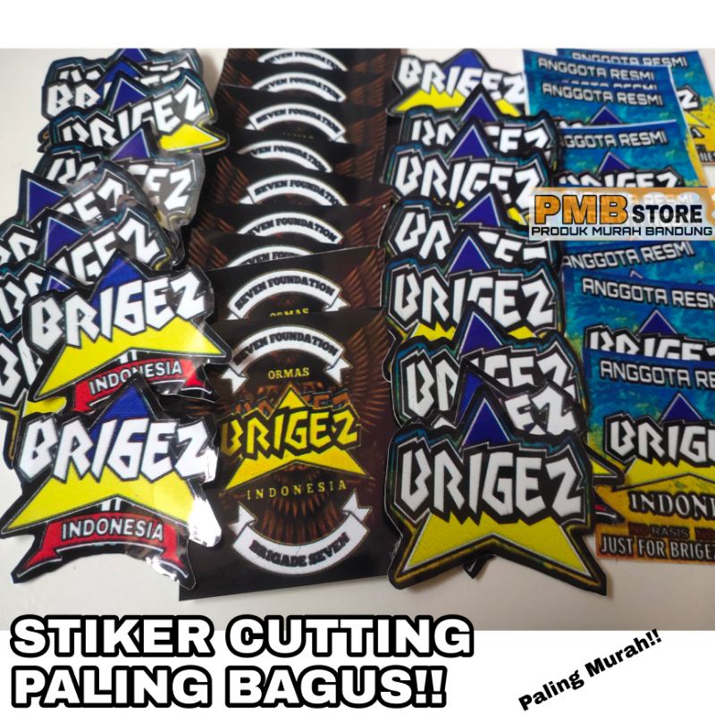 

Stiker Ormas Brigez Cutting isi 5pcs