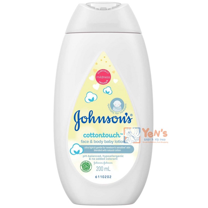 Johnson's Cotton Touch Face &amp; Body Lotion 200ml