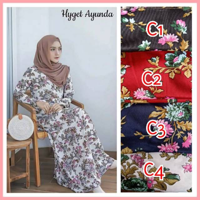 Batik Couple Keluarga Sania Ruffle Ori Ndoro Jowi Dnt Kembang Langit