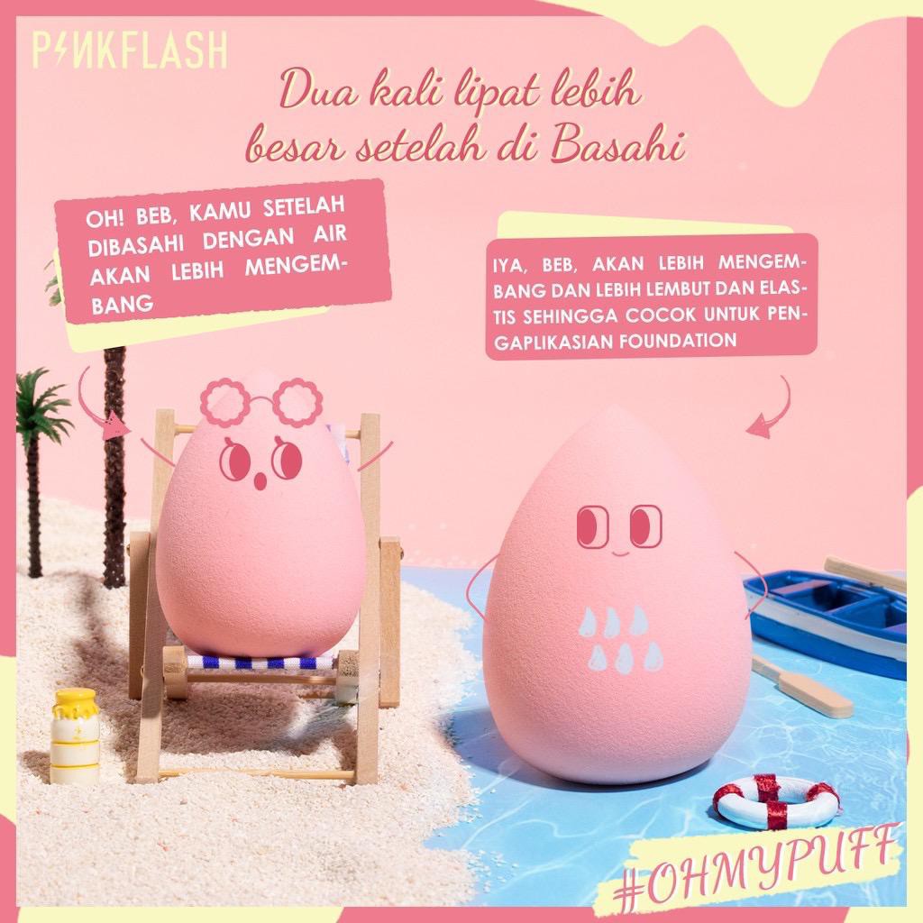 (READY &amp; ORI) Pinkflash Pink Flash Beauty blender Sponge Makeup