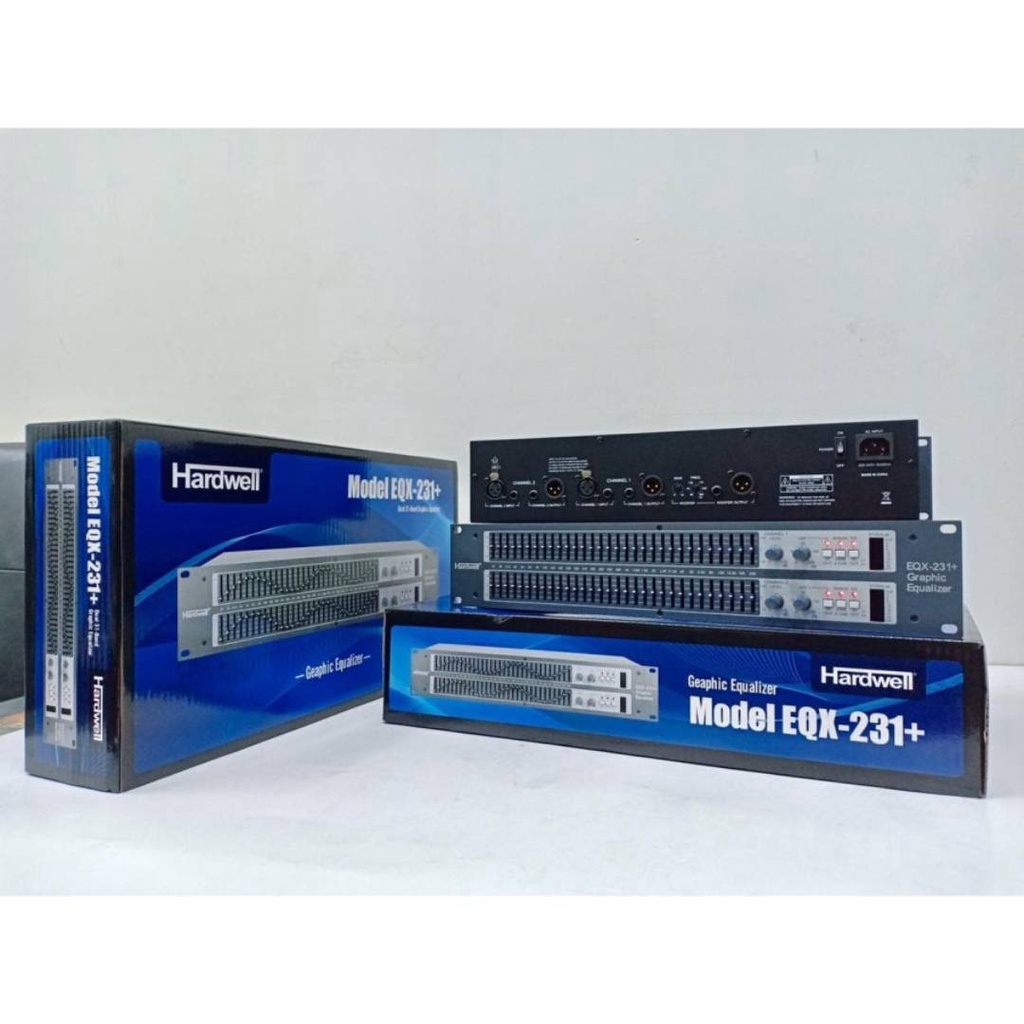 Equalizer HARDWELL EQX231+ Plus Subwoofer Equalizer EQX 231+ ORIGINAL
