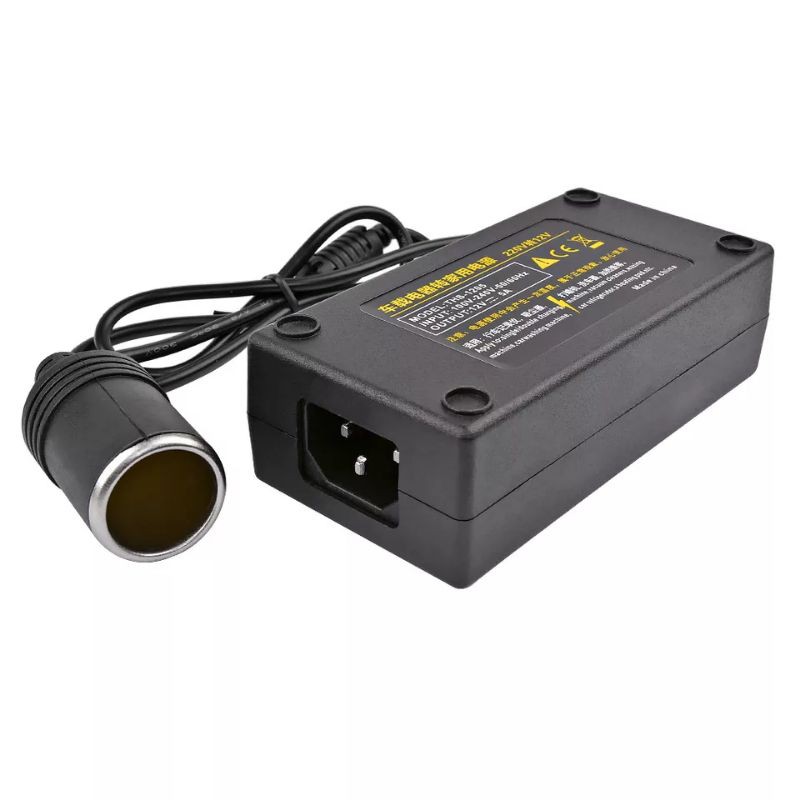 Car Lighter Switch 5A 60 Watt Listrik Adaptor Konverter 220V Ac Dc 12V Kompresor Mini Kulkas Mobil