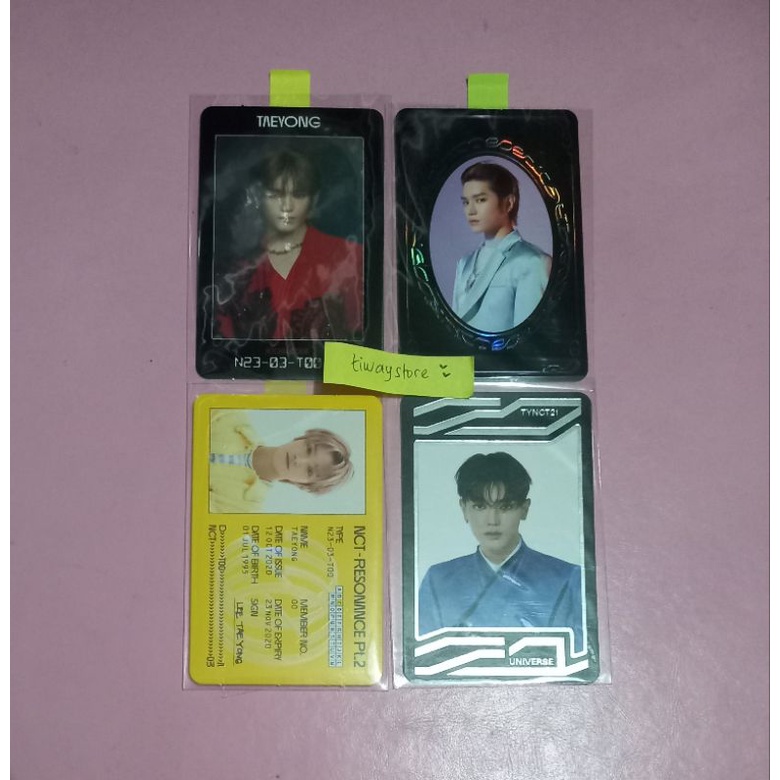 PC TAEYONG id departure, ac arrival, yb reso, uc universe NCT