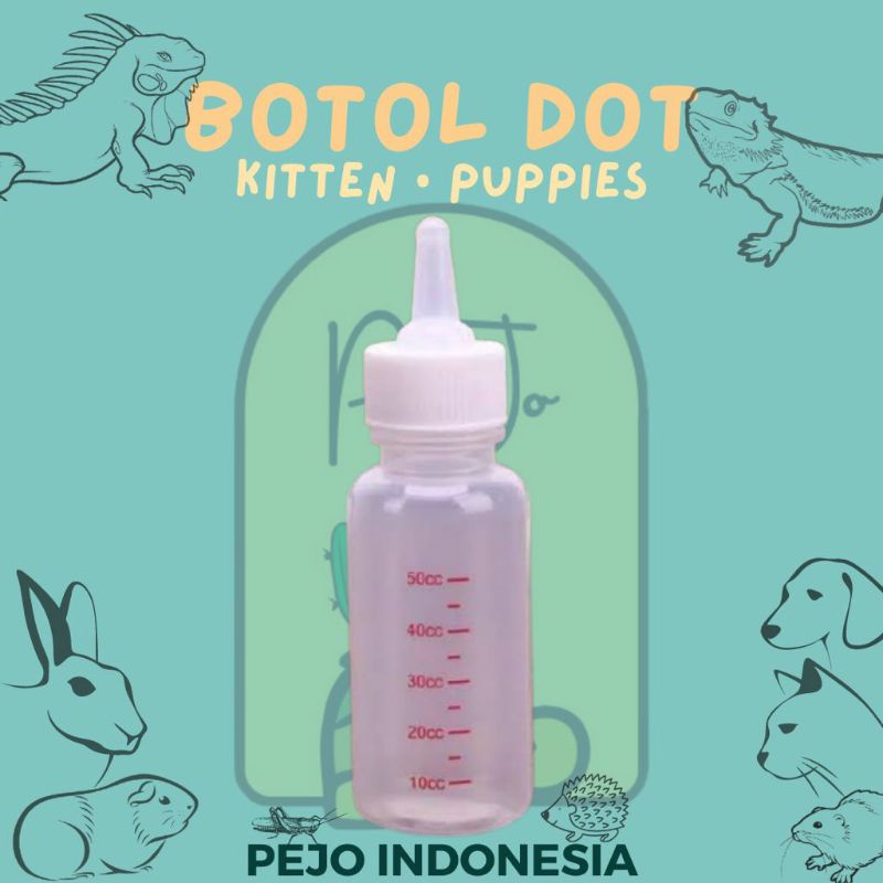 Dot Susu Corong Nipple Kecil Bayi Kucing Anjing Kelinci Hewan Baru Lahir