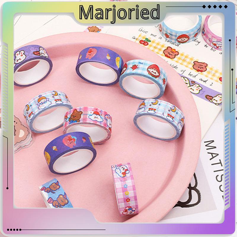 1 Pc Hewan Lucu Washi Tape Decor Masking Tape Jurnal Scrapbook Dekorasi DIY-MJD