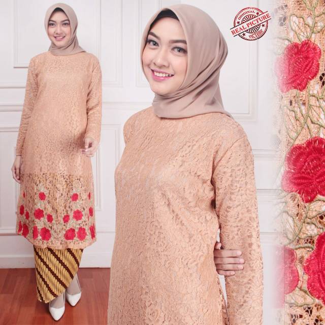 Kebaya bordir nuraini 8 warna