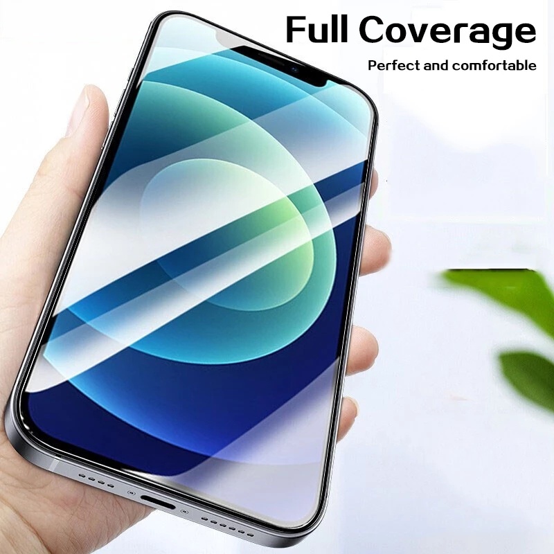 Hot Sale/Full Coverage 9H Invisible Dust proofs Tempered Glass Pelindung Layar Untuk Iphone13 12 Xs/X XR iPhone Xs Max iPhone 11 Pro Max