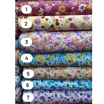 Katun motif/Katun print/Bahan katun print.