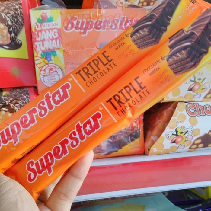 SNACK BOX SUPERSTAR MAKANAN RINGAN SIIP MOMOGI SUPERSTAR CHOCOLATOS OREO MINI TRICKS JAJANAN ANAK MURAH