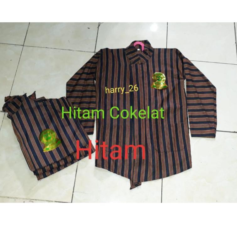 kebaya wanita Kualitas Premium Surjan Lurik / Baju Lurik / Baju Adat Jawa / Beskap Lurik 09Z