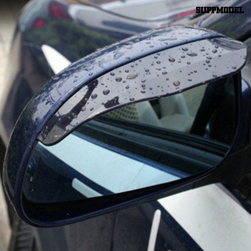 Supmodel 2pcs Talang Air Hujan Pelindung Kaca Spion Mobil