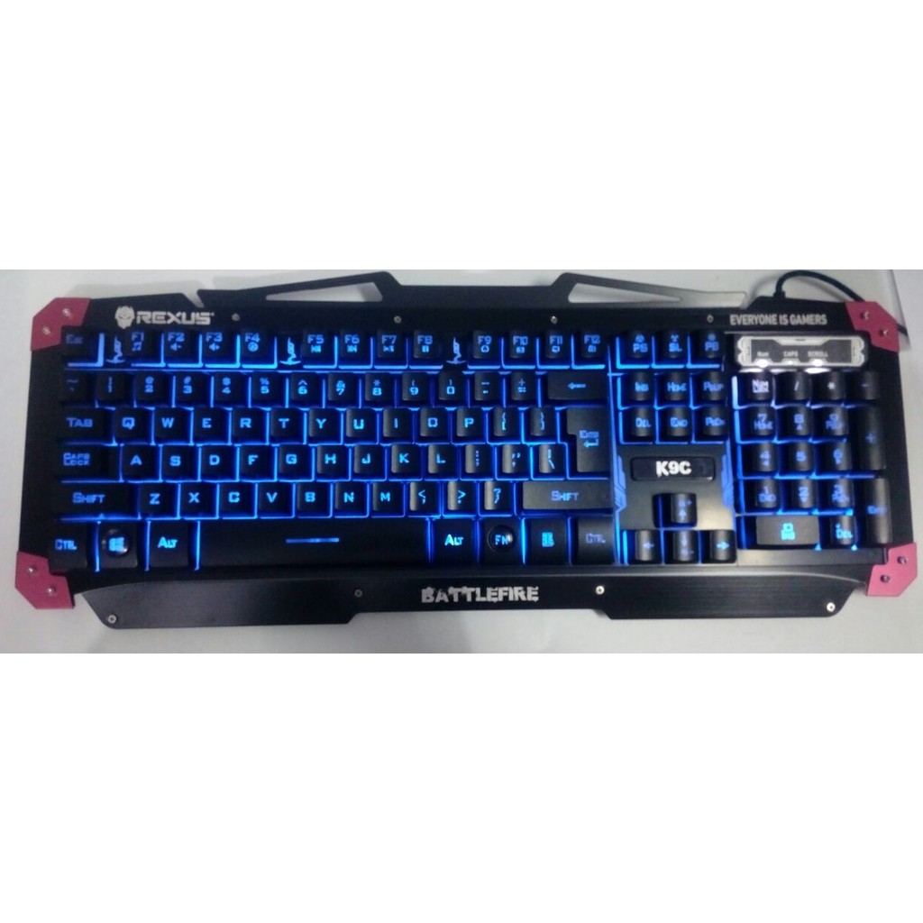 Keyboard Gaming Rexus BATTLEFIRE K9C Backlight