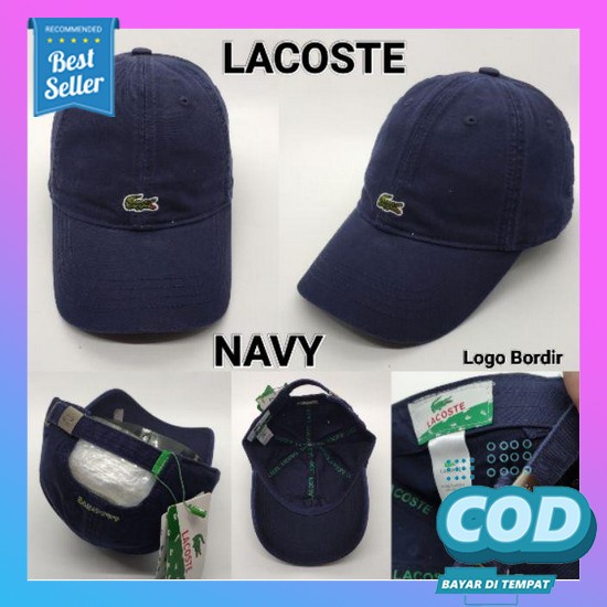Topi Pria Snapback Olahraga Original Sport Terbaru Cewek Q0N7 Dew KB746 Topi Baseball Golf Lacoste I