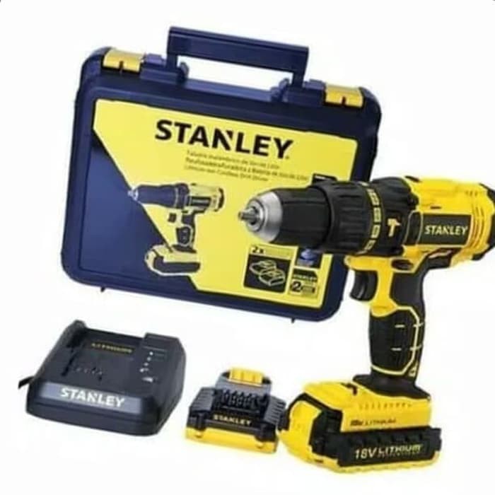 STANLEY SBH201D2K hammer drill mesn bor tembok 13 mm batery 18v