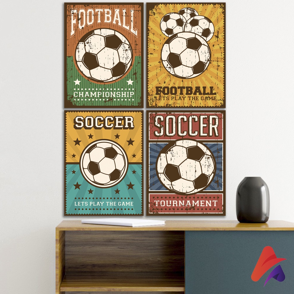 HIASAN DINDING FOOTBALL PAJANGAN APOLITO (15X20) WALL DECOR WALL DECOR HIASAN DINDING