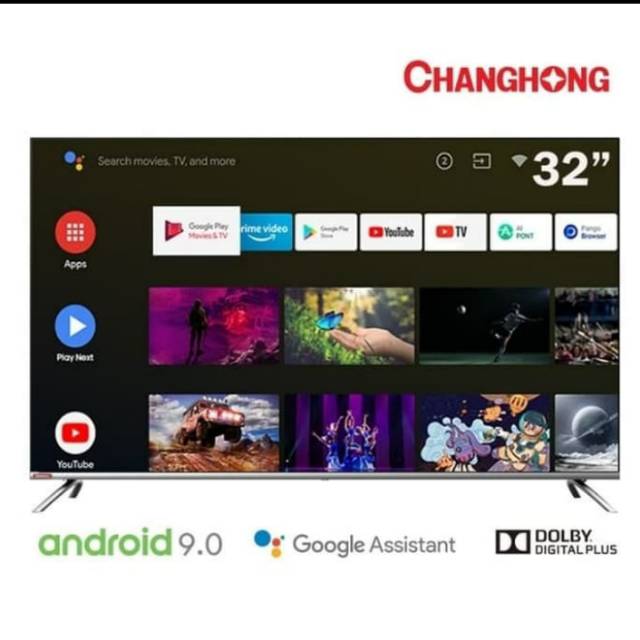 LED Smart Android TV Changhong 32" L-32H7 | L32H7 32 inch in