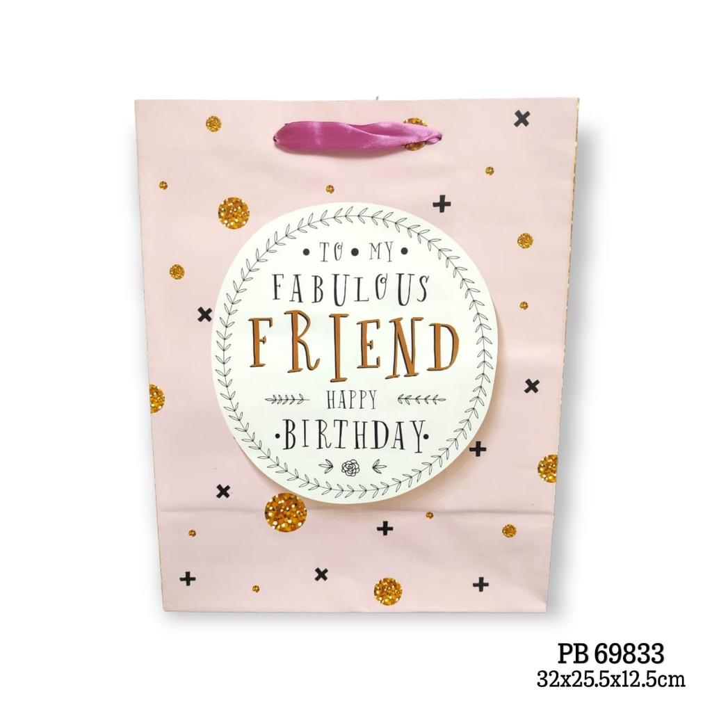 

TOKO ANQA-Tas Kado Gift Bag Paper Bag 32x25.5x12.5cm PB 69833
