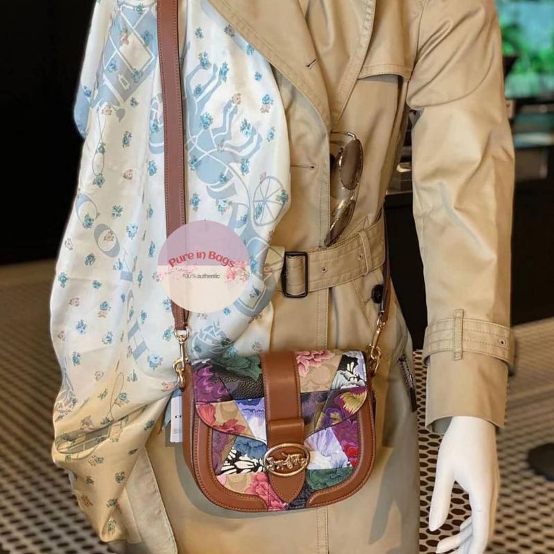 Tas selempang coach kaffe authentic 100% ori outlet