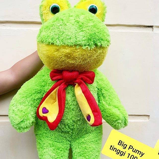 Boneka jumbo keropi big pummy green