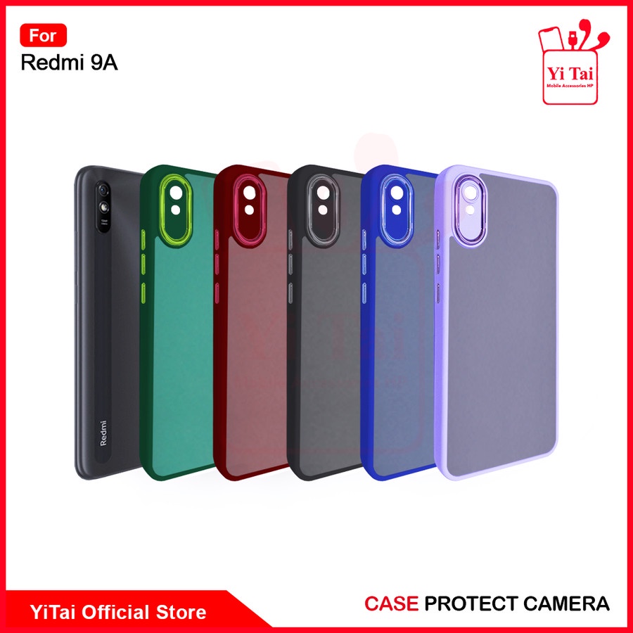 YC02 CASE YI TAI PROTECT KAMERA XIAOMI REDMI 10 REDMI 10C REDMI 9A REDMI 9C - BDC