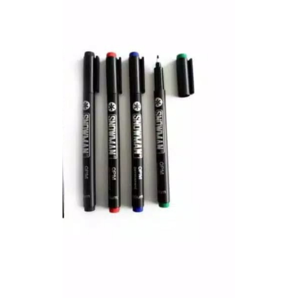 

spidol ohp snowman satuan f atau m ada 4 warna