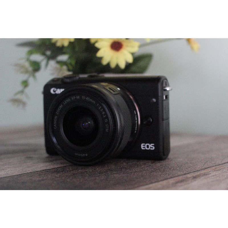Kamera Canon Eos M100 - Camera Mirrorless Canon Terbaik Sudah support Wifi dan layar sentuh cocok untuk bangun konten-1