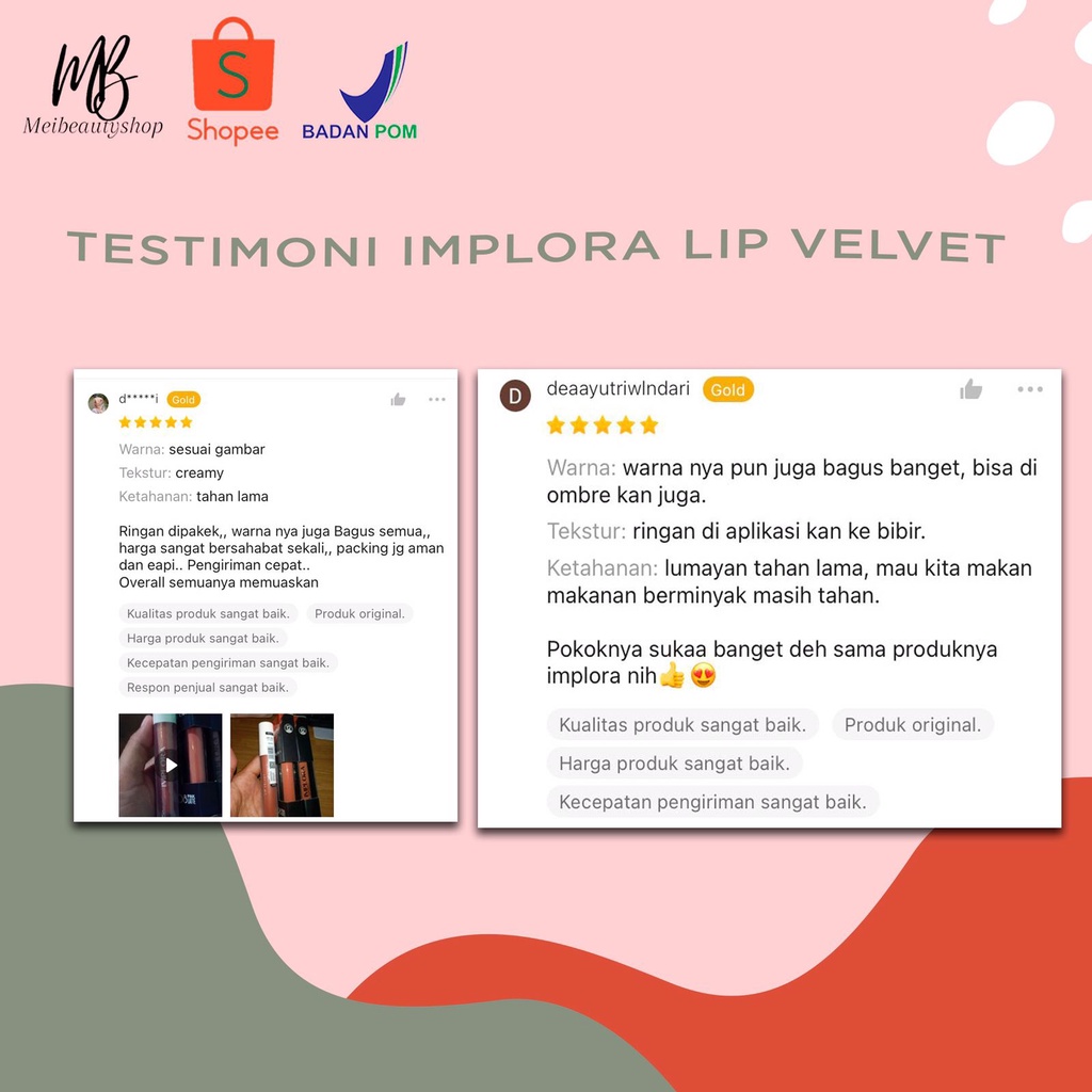 Implora Lip Velvet 4,6gr