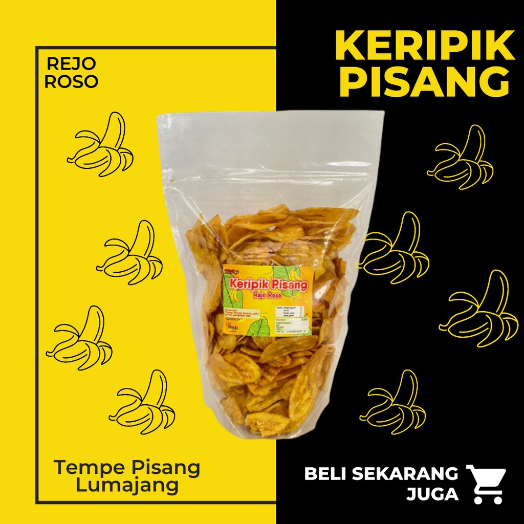 

Keripik Pisang Semeru Khas Lumajang