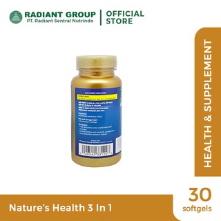 Natures Health Squalene+Omega+Epo [30 Softgels] | Shopee