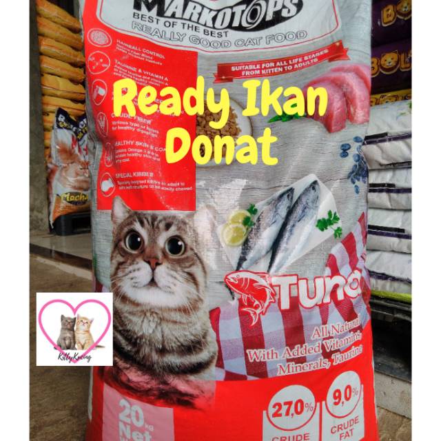 MARKOTOP  Tuna Makanan Kucing 20kg