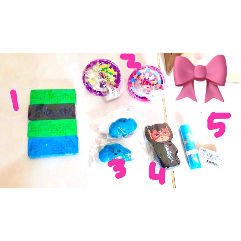 

Smiggle Eraser Tip-Ex Spin-Top Marker Penghapus