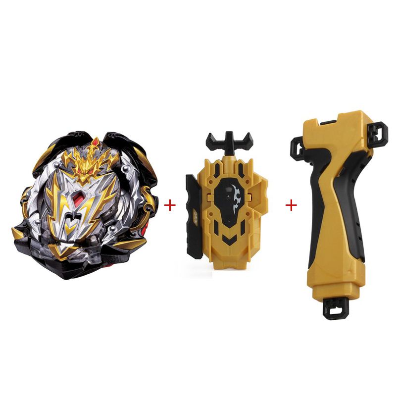 Gyro Set Mainan Beyblade Burst Metal Bayblade Kreisel Gagang LauncherUntuk Hadiah Anak