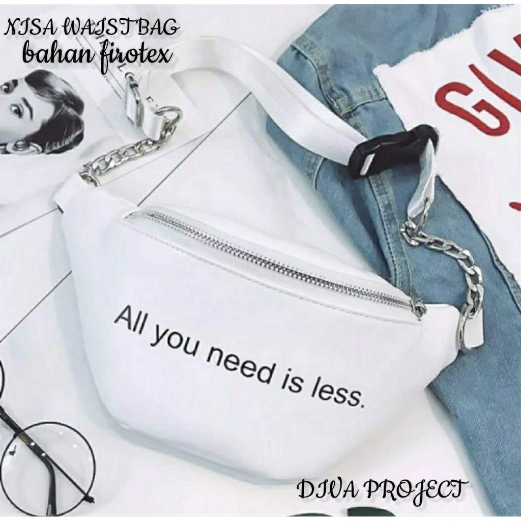 Waistbag Kisa / Tas Pinggang / Tas Batam / Tas Bandung / Tas Fashion Wanita