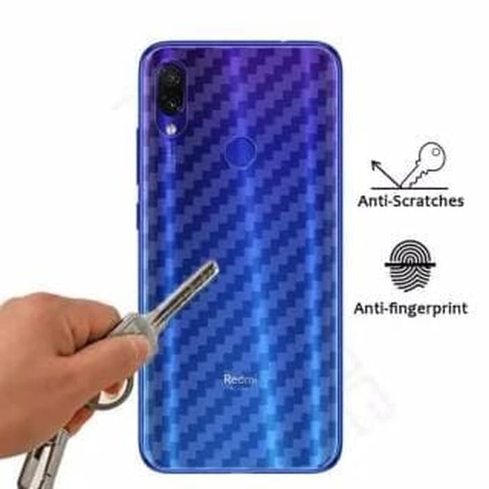 Skin Karbon Realme 5 pro Pelindung belakang Hp