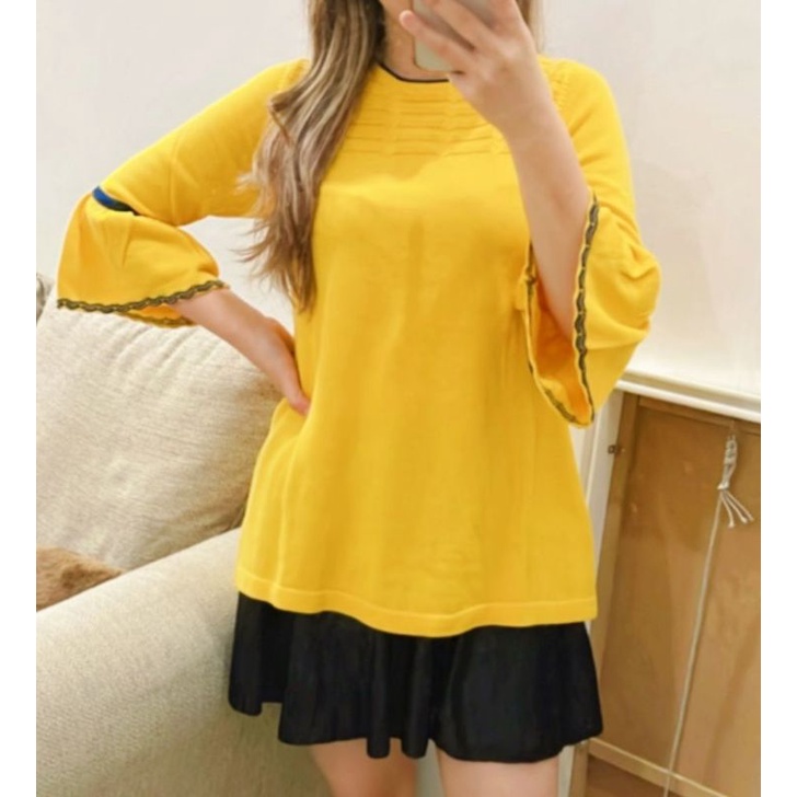 Ameli* bell sleeve blouse [4 warna]