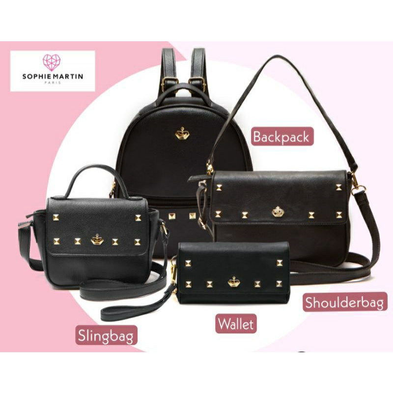 TAS PYRAMIS SOPHIE MARTIN PARIS / TAS SELEMPANG WANITA / TAS RANSEL WANITA / DOMPET WANITA/PYRAMIS S