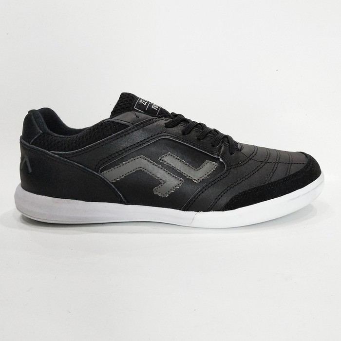  SEPATU FUTSAL ZETHRO Alfa  Leather Phylon 2 0 IN Black 