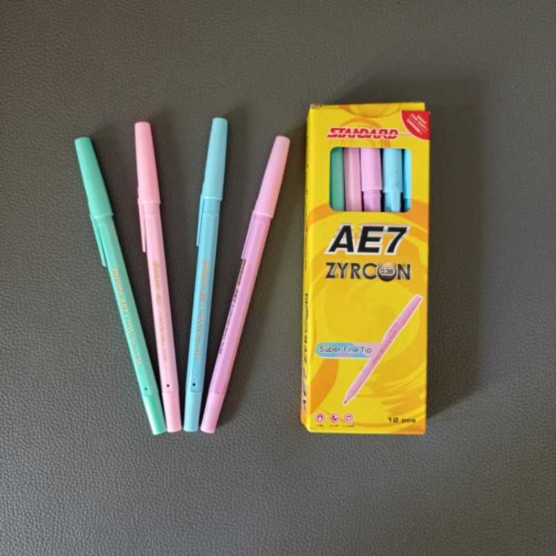 

Bolpen / Pulpen / Pen Standard AE 7 Zyrcon 0.38mm [isi12]